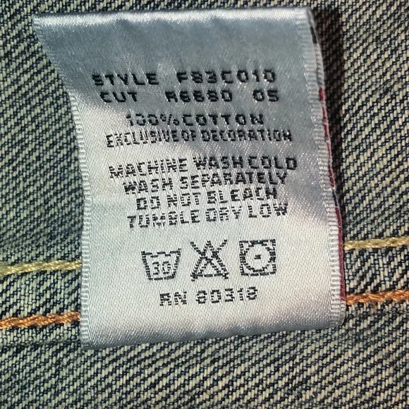 Lucky Brand Denim True Love is Forever Tattoo Jacket Medium - Picture 12 of 16